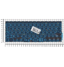 Клавиатура для ноутбука MacBook Pro 13 Retina A1708 черная большой Enter