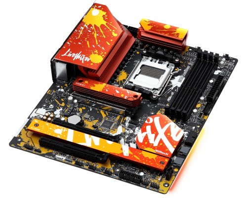 Материнская плата ASRock B650 LiveMixer, Socket AM5, AMD B650, 4xDDR5-5200, HDMI+DP, 3xPCI-Ex16, 2xSATA3(RAID 0/1/10), 3xM.2, 8 Ch Audio, 1x2.5GLan, (8+4)xUSB2.0, (5+4)xUSB3.2, (1+1)xUSB3.2 Type-C™, ATX, RTL, {5}