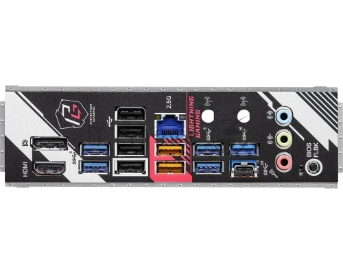 Материнская плата ASRock X670E PG Lightning, AM5, AMD X670, 4xDDR5, 4xSATA, 4xM.2, 1xPCI-E 5.0 x16, 1xPCI-E 4.0 x4, 1xPCI-E 4.0 x1, 1xHDMI, 1xDP, 1x 2.5Gb LAN, 6xUSB-A 3.2 Gen 1, 1xUSB-A 3.2 Gen 2, 4xUSB-A 2.0, 1xUSB-C 3.2 Gen 2x2, 3x3.5 мм, 7.1, ATX