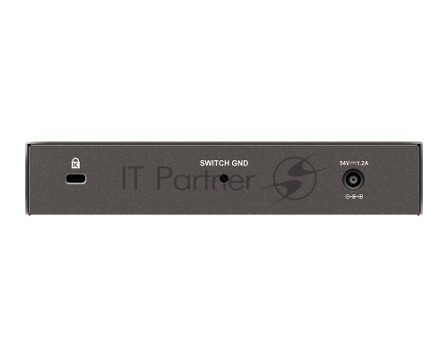 Коммутатор D-Link DGS-1008P/F1A 8G 4PoE+ 80W неуправляемый