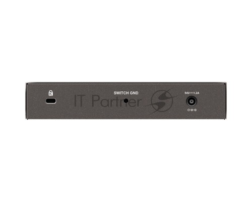 Коммутатор D-Link DGS-1008P/F1A 8G 4PoE+ 80W неуправляемый