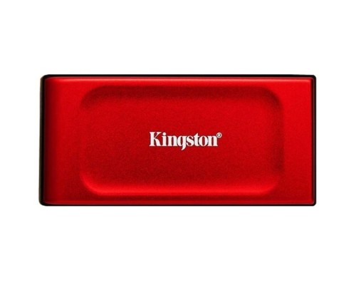 [носитель информации] Kingston Portable SSD 1TB XS1000,Type-C/A, USB 3.2 Gen 2, R/W 1050/1000MB/s, 70x33x14mm, 29g., Red (5 лет) (SXS1000R/1000G)