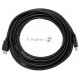 Кабель аудио-видео Cactus CS-HDMI.1.4-5 HDMI (m)/HDMI (m) 5м. Позолоченные контакты черный