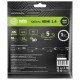 Кабель аудио-видео Cactus CS-HDMI.1.4-5 HDMI (m)/HDMI (m) 5м. Позолоченные контакты черный