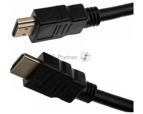 Кабель аудио-видео Cactus CS-HDMI.1.4-5 HDMI (m)/HDMI (m) 5м. Позолоченные контакты черный