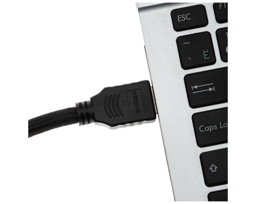 Кабель аудио-видео Cactus CS-HDMI.2-7 HDMI (m)/HDMI (m) 7м. Позолоченные контакты черный
