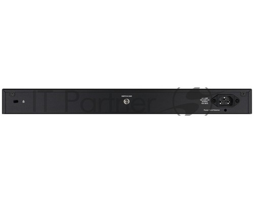 Настраиваемый коммутатор D-Link DGS-1210-52MPP/E2A PROJ WebSmart с 48 портами 10/100/1000Base-T и 4 портами 1000Base-X SFP (порты 1-48 с поддержкой PoE 802.3af/802.3at (30 Вт), PoE-бюджет 740 Вт)