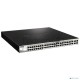Настраиваемый коммутатор D-Link DGS-1210-52MPP/E2A PROJ WebSmart с 48 портами 10/100/1000Base-T и 4 портами 1000Base-X SFP (порты 1-48 с поддержкой PoE 802.3af/802.3at (30 Вт), PoE-бюджет 740 Вт)