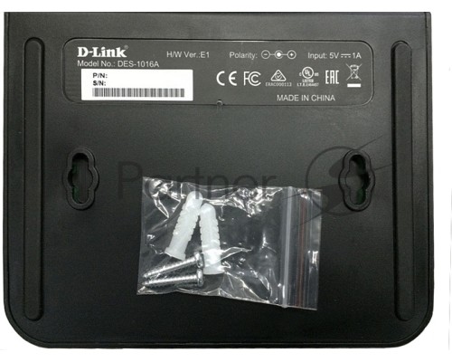 Неуправляемый коммутатор с 16 портами D-Link DES-1016A/E2A 10/100Base-TX и функцией энергосбережения