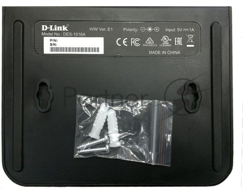 Неуправляемый коммутатор с 16 портами D-Link DES-1016A/E2A 10/100Base-TX и функцией энергосбережения