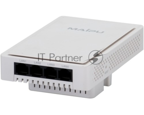 Точка доступа Maipu IAP300-815-PE V3,wall mount Wi-Fi6 802.11b/g/n/ac/ax, Dual frequency, Dual mode,1.8Gbps, 2*2 MIMO, 5*1000M, 100mW AP, inbuilt antennas, PoE