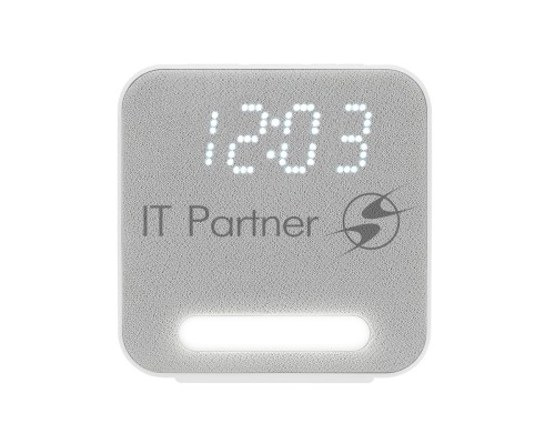 Радиобудильник Harper HCLK-2060 white gray - white led