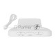 Радиобудильник Harper HCLK-2060 white gray - white led