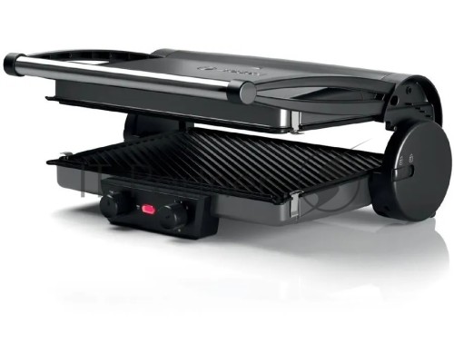 Электрогриль Bosch TCG4215 серебристый/черный