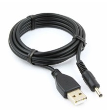 Cablexpert CC-USB-AMP35-6-N Кабель USB2.0  AM/DC 3.5мм (для хабов), медь, экран, 1.8м, черный, пакет