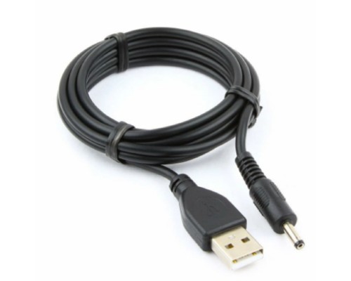 [кабели] Cablexpert CC-USB-AMP35-6-N Кабель USB2.0  AM/DC 3.5мм (для хабов), медь, экран, 1.8м, черный, пакет