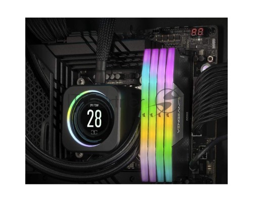 Оперативная память Corsair Vengeance RGB  DDR5 Dimm CMH32GX5M2B5200C40 5200MHz 32GB 2x16GB Unbuffered, 40-40-40-77, XMP 3.0, Black Heatspreader, 1.25V (692850)