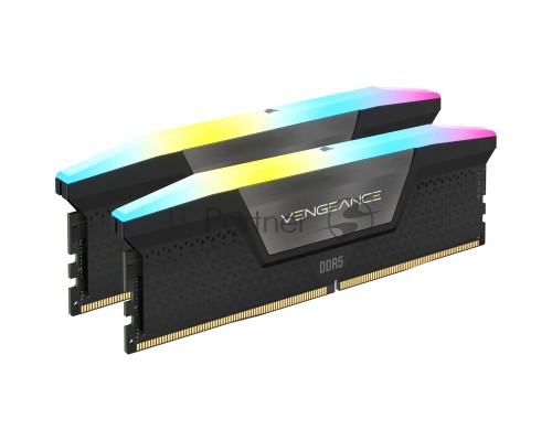 Оперативная память Corsair Vengeance RGB  DDR5 Dimm CMH32GX5M2B5200C40 5200MHz 32GB 2x16GB Unbuffered, 40-40-40-77, XMP 3.0, Black Heatspreader, 1.25V (692850)