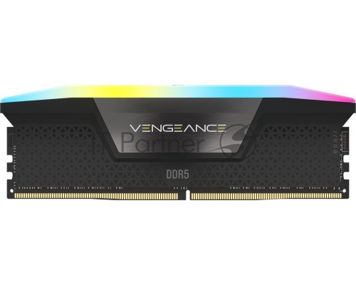 Оперативная память Corsair Vengeance RGB  DDR5 Dimm CMH32GX5M2B5200C40 5200MHz 32GB 2x16GB Unbuffered, 40-40-40-77, XMP 3.0, Black Heatspreader, 1.25V (692850)