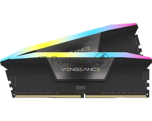 Оперативная память Corsair Vengeance RGB  DDR5 Dimm CMH32GX5M2B5200C40 5200MHz 32GB 2x16GB Unbuffered, 40-40-40-77, XMP 3.0, Black Heatspreader, 1.25V (692850)