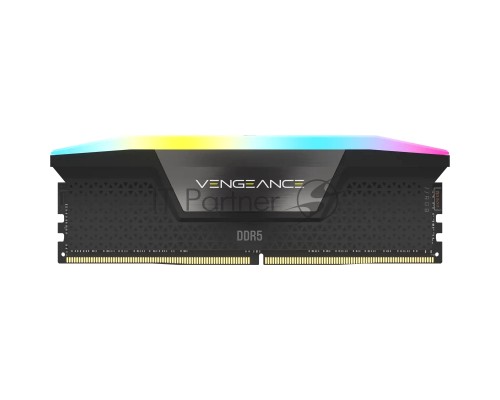 Оперативная память Corsair Vengeance RGB  DDR5 Dimm CMH32GX5M2B5200C40 5200MHz 32GB 2x16GB Unbuffered, 40-40-40-77, XMP 3.0, Black Heatspreader, 1.25V (692850)
