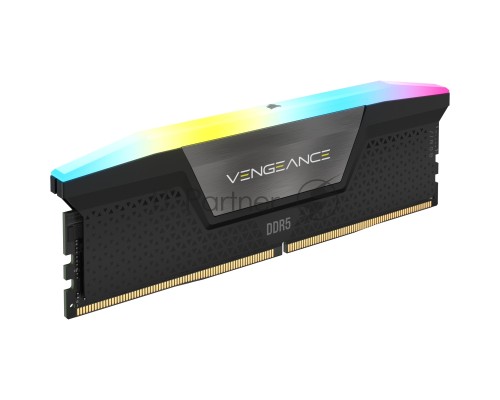 Оперативная память Corsair Vengeance RGB  DDR5 Dimm CMH32GX5M2B5200C40 5200MHz 32GB 2x16GB Unbuffered, 40-40-40-77, XMP 3.0, Black Heatspreader, 1.25V (692850)