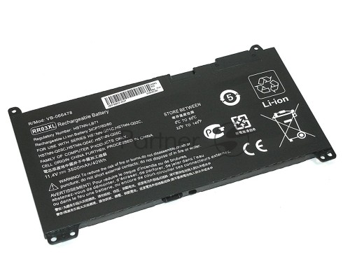 Аккумуляторная батарея для ноутбука HP G4 440 (RR03XL) 11.4V 3500mAh OEM