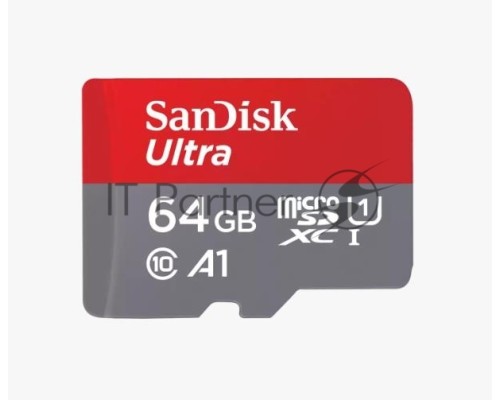 Флеш карта microSD 64GB SanDisk microSDXC Class 10 Ultra UHS-I A1 140MB/s