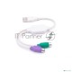 Адаптер USB на 2 порта PS/2 KS-is Apst KS-011