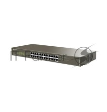 24-портовый гигабитный стоечный коммутатор IP-COM G1124P-24-250W с 24-портовым PoE