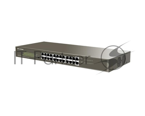 24-портовый гигабитный стоечный коммутатор IP-COM G1124P-24-250W с 24-портовым PoE