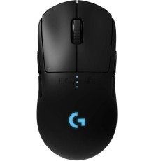 Мышь беспроводная/проводная Logitech G PRO черный, 25600 dpi, радиоканал, USB, кнопки - 7