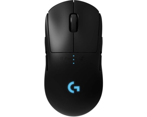 Мышь беспроводная/проводная Logitech G PRO черный, 25600 dpi, радиоканал, USB, кнопки - 7