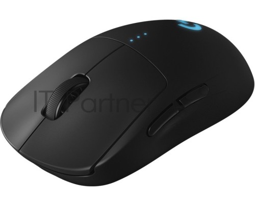 Мышь беспроводная/проводная Logitech G PRO черный, 25600 dpi, радиоканал, USB, кнопки - 7