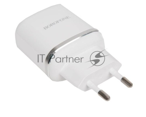 Зарядное устройство BOROFONE BA36A High speed QC 3.0 один порт USB, 5V, 3.0A, белый