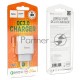 Зарядное устройство HOCO C72Q Glorious QC3.0 один USB порт, белый
