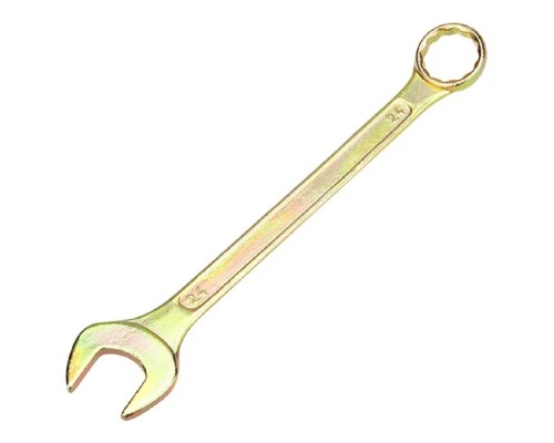 [Ключи, наборы Rexant, Kranz] Rexant (12-5815-2) Ключ комбинированный 24мм, желтый цинк 