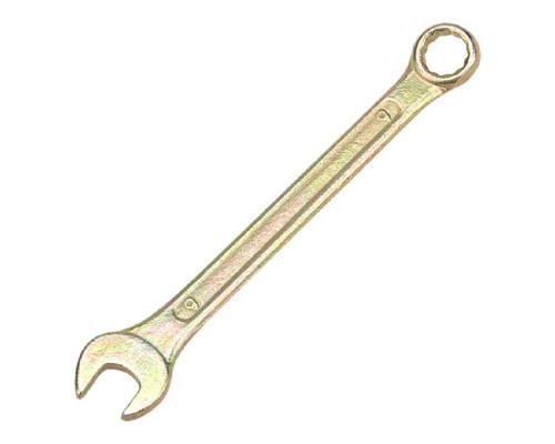 [Ключи, наборы Rexant, Kranz] Rexant (12-5804-2) Ключ комбинированный 9мм, желтый цинк 