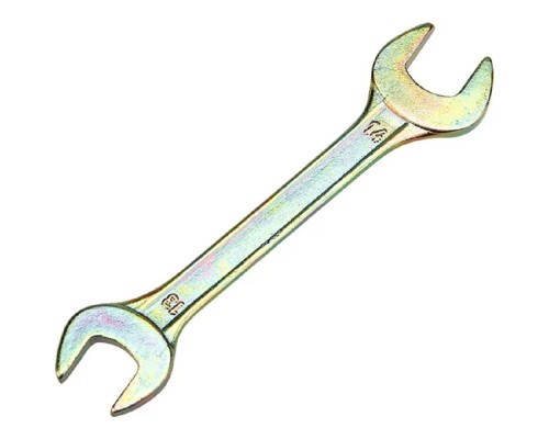 [Ключи, наборы Rexant, Kranz] Rexant (12-5827-2) Ключ рожковый 13х14мм, желтый цинк 