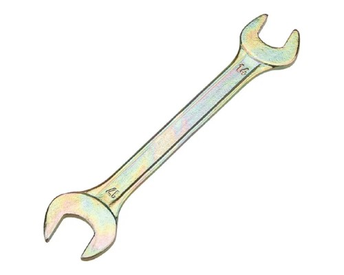 [Ключи, наборы Rexant, Kranz] Rexant (12-5829-2) Ключ рожковый 14х17мм, желтый цинк 