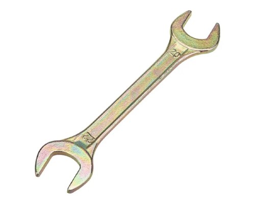 [Ключи, наборы Rexant, Kranz] Rexant (12-5832-2) Ключ рожковый 20х22мм, желтый цинк 