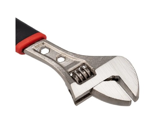 [Ключи, наборы Rexant, Kranz] Rexant (12-4672) Разводной ключ 150мм никелированный, двухкомпонентная рукоятка 