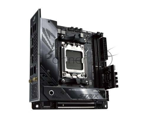 Материнская плата ASUS ROG STRIX X670E-I GAMING WIFI, AM5, AMD X670, 2xDDR5, 2xSATA, 2xM.2, 1xPCI-E 5.0 x16, 1xHDMI, 2xUSB-C, 1x 2.5Gb LAN, 3xUSB-A 3.2 Gen 2, 2xUSB-A 2.0, 7.1, Mini-ITX