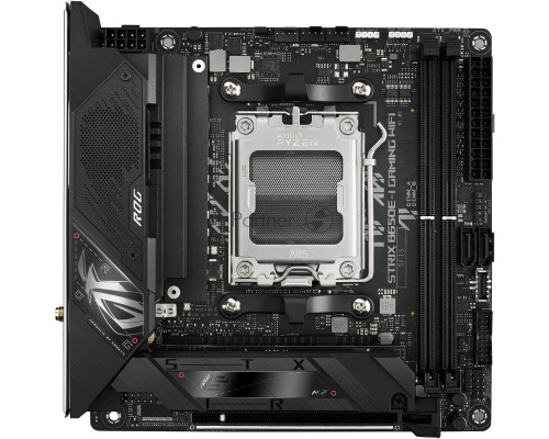 Материнская плата ASUS ROG STRIX X670E-I GAMING WIFI, AM5, AMD X670, 2xDDR5, 2xSATA, 2xM.2, 1xPCI-E 5.0 x16, 1xHDMI, 2xUSB-C, 1x 2.5Gb LAN, 3xUSB-A 3.2 Gen 2, 2xUSB-A 2.0, 7.1, Mini-ITX