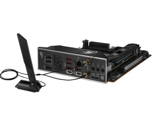 Материнская плата ASUS ROG STRIX X670E-I GAMING WIFI, AM5, AMD X670, 2xDDR5, 2xSATA, 2xM.2, 1xPCI-E 5.0 x16, 1xHDMI, 2xUSB-C, 1x 2.5Gb LAN, 3xUSB-A 3.2 Gen 2, 2xUSB-A 2.0, 7.1, Mini-ITX