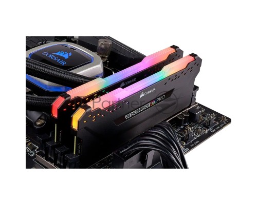 Память оперативная Corsair DDR4, 3600MHz 32GB 4x8GB DIMM, Unbuffered, 18-22-22-42, XMP 2.0, VENGEANCE RGB PRO Heatspreader, RGB LED, 1.35V