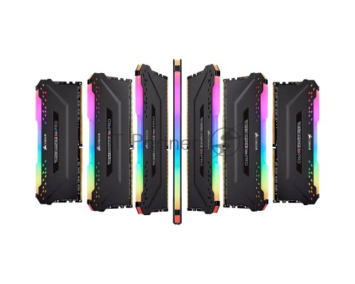Память оперативная Corsair DDR4, 3600MHz 32GB 4x8GB DIMM, Unbuffered, 18-22-22-42, XMP 2.0, VENGEANCE RGB PRO Heatspreader, RGB LED, 1.35V