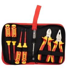 Rexant (12-4691-3) Набор диэлектрического инструмента RI-01, тканевый пенал, 7 предметов, до 1000В