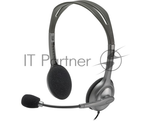 Гарнитура Logitech Headset H110 grey (981-000472/981-000271)