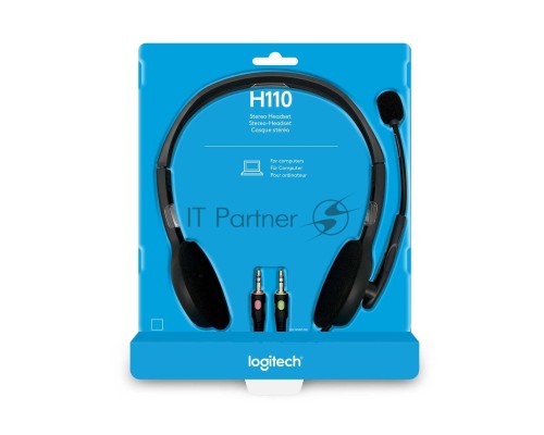 Гарнитура Logitech Headset H110 grey (981-000472/981-000271)